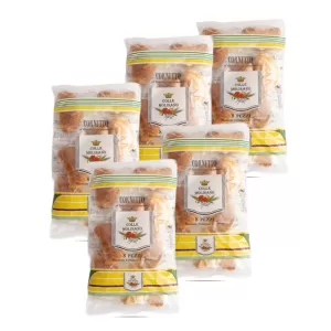 Cornetti vuoti Colle Molisano - Cartone da 5 confezioni da 8 pezzi, prodotto artigianale italiano.